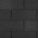  Asfaltový šindel Rectangular - 0,333 x 1 m, černá