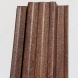 Plechová plotovka Guttafence dřevo dekor ořech - rovný konec