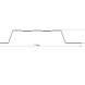 Plechová plotovka Sicuro jednostranná rovná - grafit RAL 7024 lesk