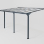 Hliníková pergola Vilste 4,35 x 3,04 x 2,46 m