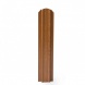 Plechová plotovka Guttafence dřevo dekor ořech - šikmý konec