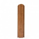 Plechová plotovka Guttafence dřevo dekor antický dub - šikmý konec