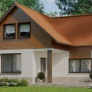 Fasádní obklad - lamela WOOD SIDING SV-05 - 58 dub winchester /3,00 M