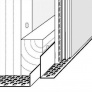 Spodní větrací profil DECO/WOOD SIDING SV-11 /3,05 m