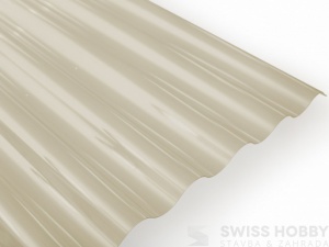 Sklolaminátová prosvětlovací krytina Wellglass Bronz 2,5 x 40 m