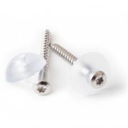 Nerezová skrutka V2A - 4,5 x 45 mm s plastovou tesniacou podložkou