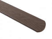 Plotová doska WPC Oak Brown - oblá