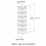 Vnější roh SOLID BRICK - SB103, 013 Exeter