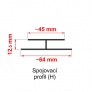 Spojovací profil Profi P510 - 011 bílá
